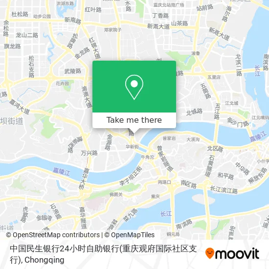 中国民生银行24小时自助银行(重庆观府国际社区支行) map