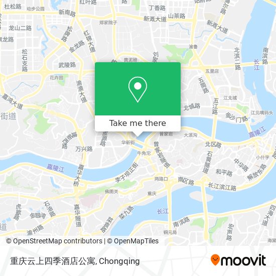 重庆云上四季酒店公寓 map