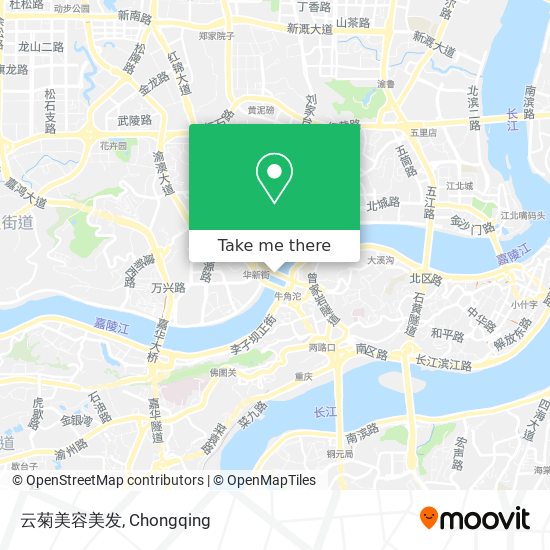 云菊美容美发 map