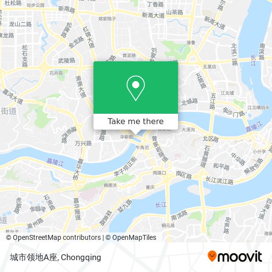 城市领地A座 map