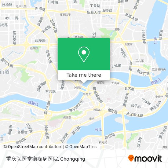 重庆弘医堂癫痫病医院 map