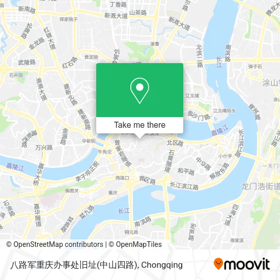 八路军重庆办事处旧址(中山四路) map
