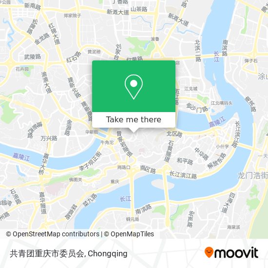共青团重庆市委员会 map