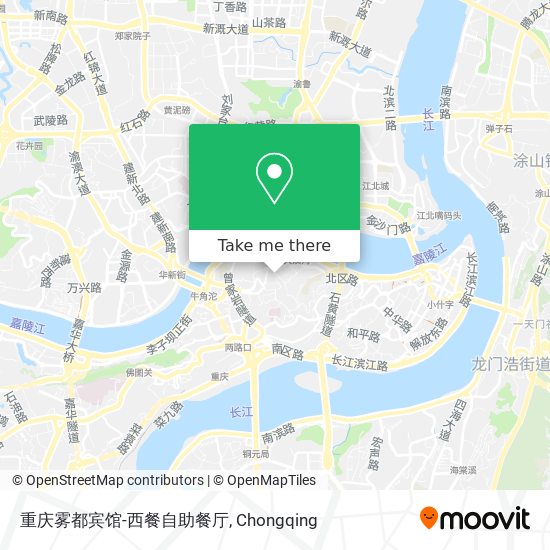 重庆雾都宾馆-西餐自助餐厅 map