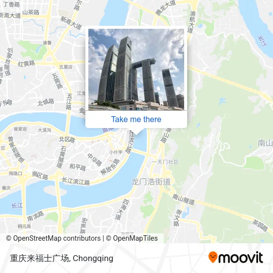 重庆来福士广场 map