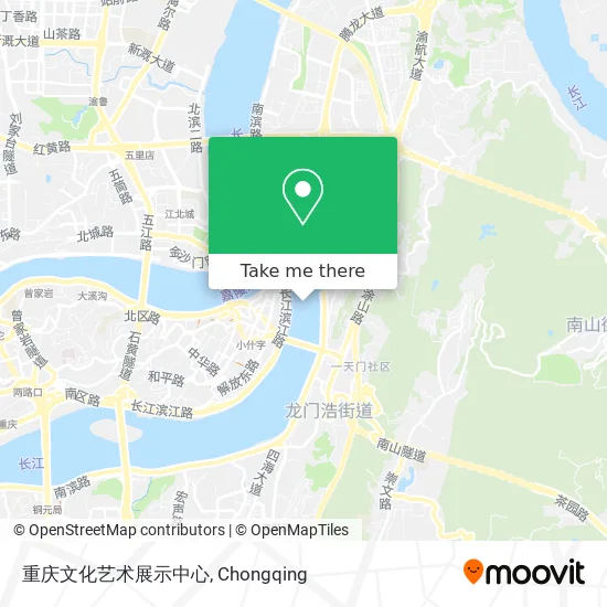 重庆文化艺术展示中心 map