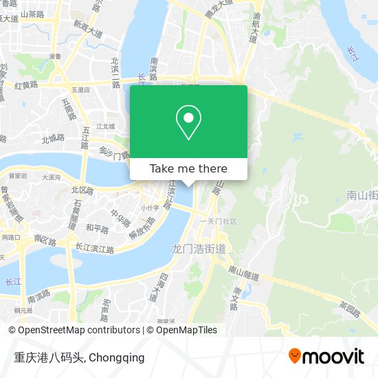 重庆港八码头 map