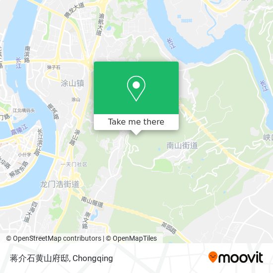 蒋介石黄山府邸 map