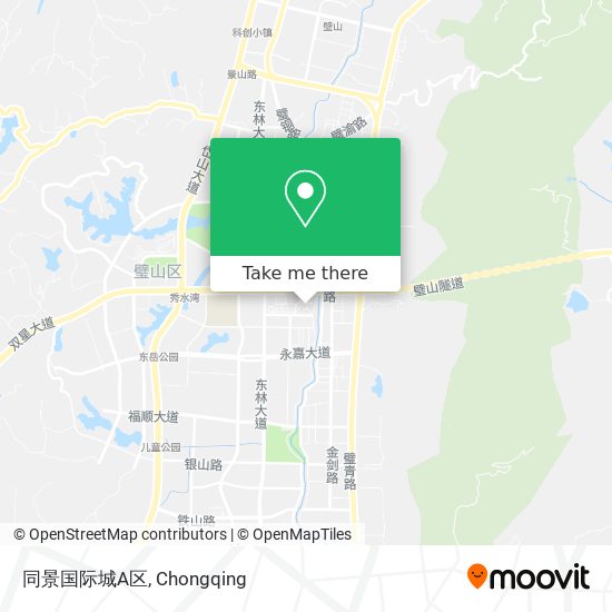 同景国际城A区 map