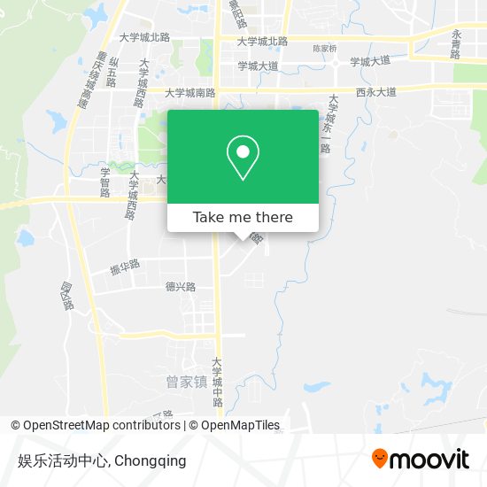 娱乐活动中心 map