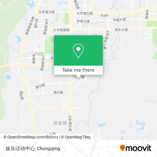 娱乐活动中心 map
