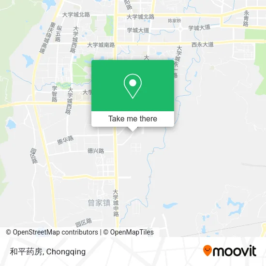 和平药房 map