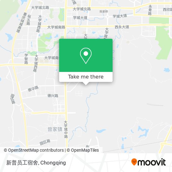 新普员工宿舍 map