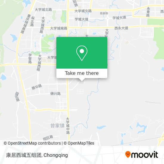 康居西城五组团 map
