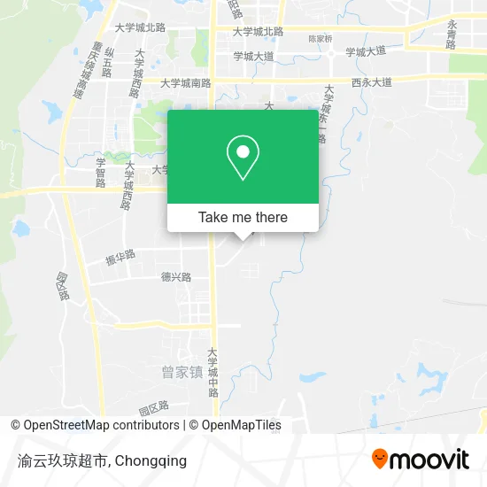 渝云玖琼超市 map