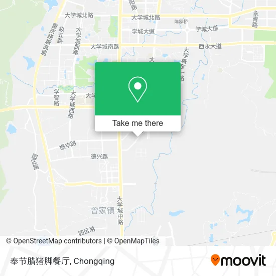 奉节腊猪脚餐厅 map