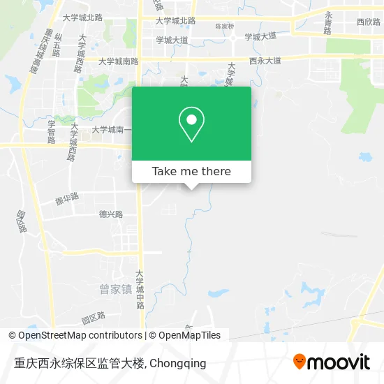 重庆西永综保区监管大楼 map