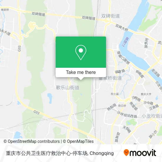 重庆市公共卫生医疗救治中心-停车场 map