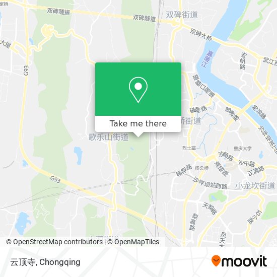 云顶寺 map