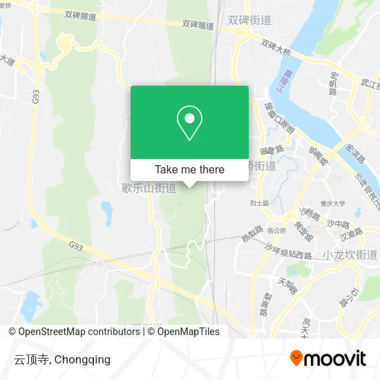 云顶寺 map
