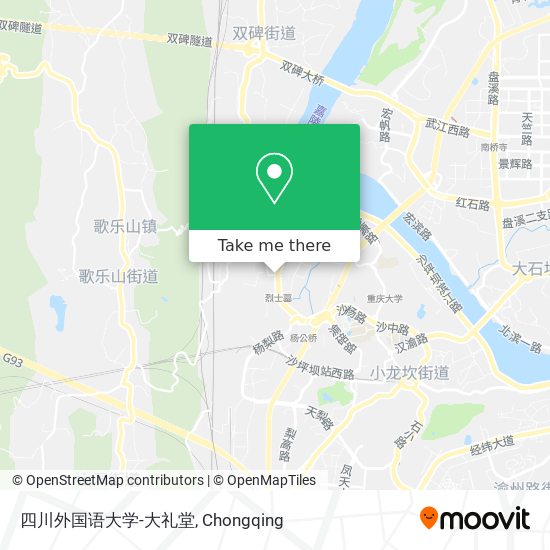 四川外国语大学-大礼堂 map