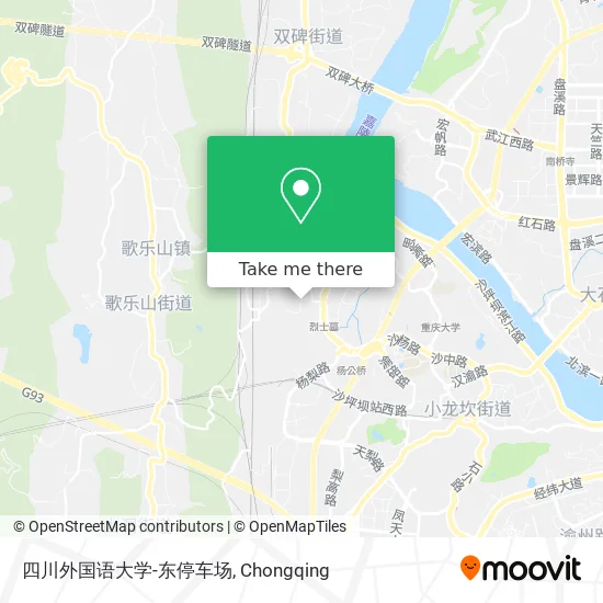 四川外国语大学-东停车场 map