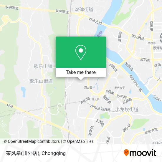 茶风暴(川外店) map