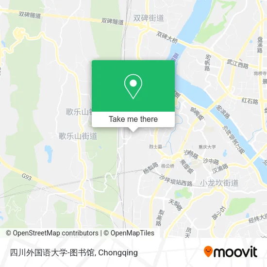 四川外国语大学-图书馆 map