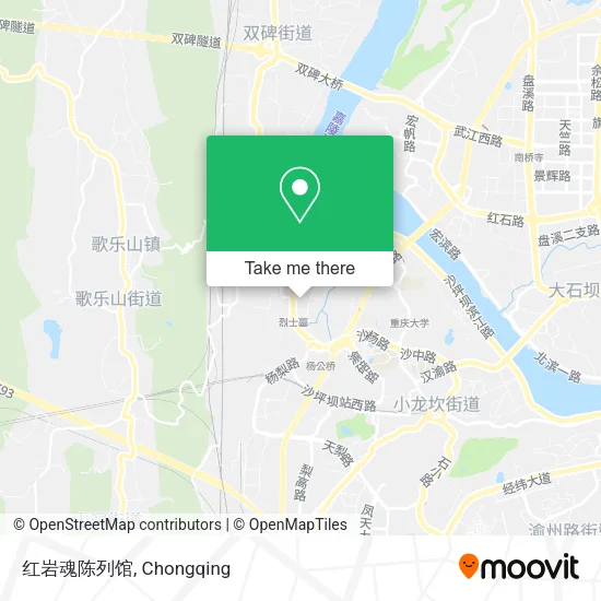 红岩魂陈列馆 map