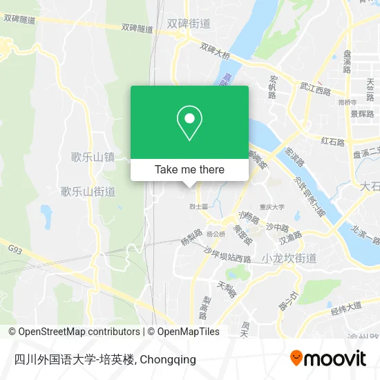 四川外国语大学-培英楼 map