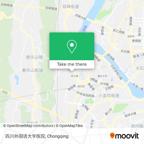 四川外国语大学医院 map