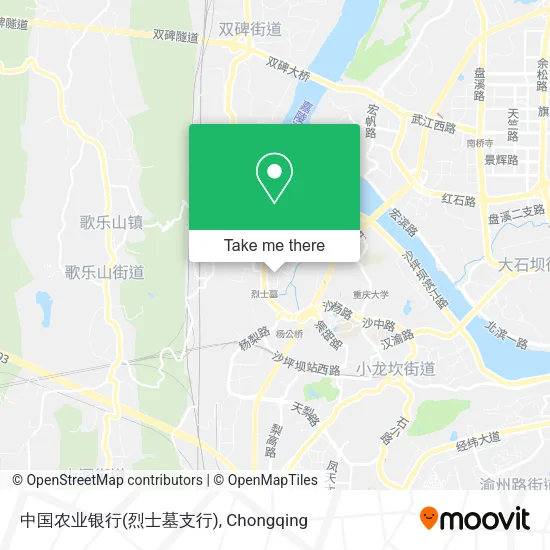中国农业银行(烈士墓支行) map