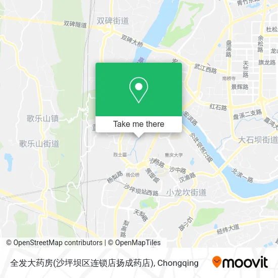 全发大药房(沙坪坝区连锁店扬成药店) map