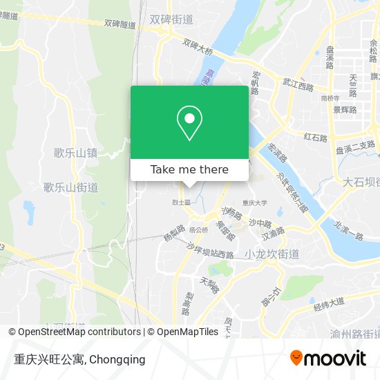 重庆兴旺公寓 map