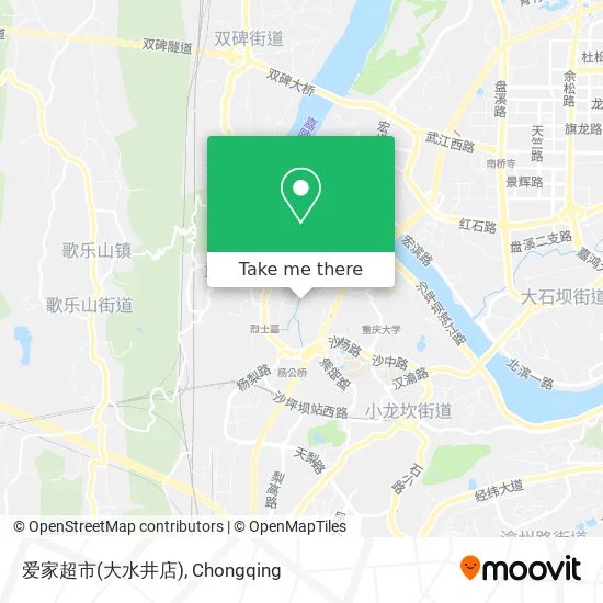 爱家超市(大水井店) map