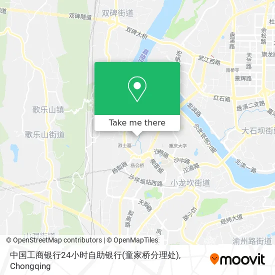 中国工商银行24小时自助银行(童家桥分理处) map