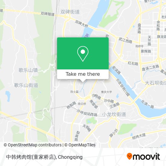 中韩烤肉馆(童家桥店) map