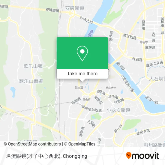 名流眼镜(才子中心西北) map