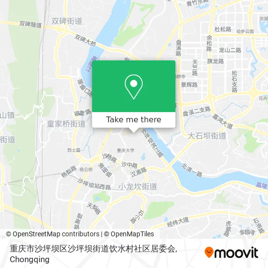 重庆市沙坪坝区沙坪坝街道饮水村社区居委会 map