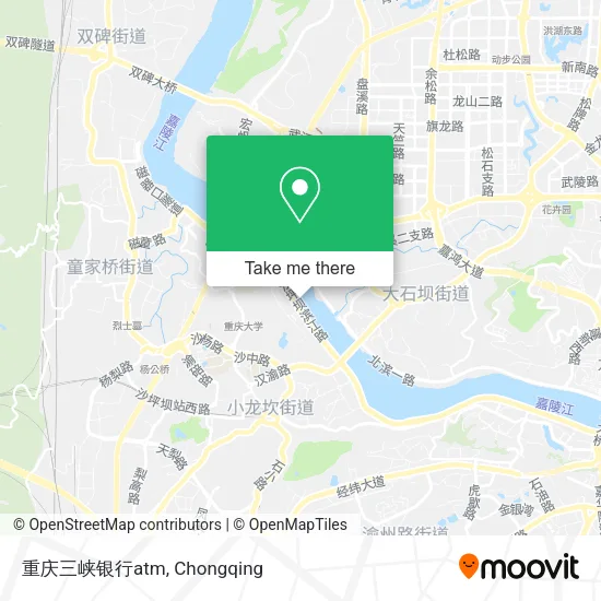 重庆三峡银行atm map