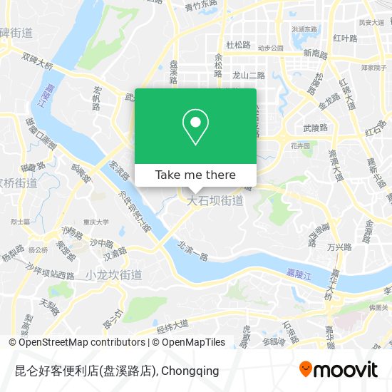 昆仑好客便利店(盘溪路店) map