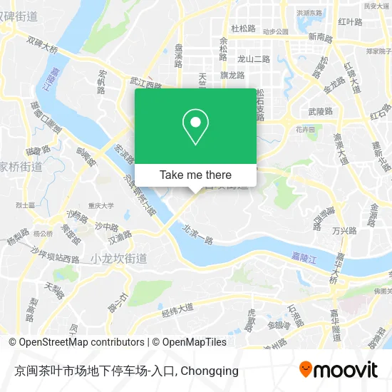 京闽茶叶市场地下停车场-入口 map