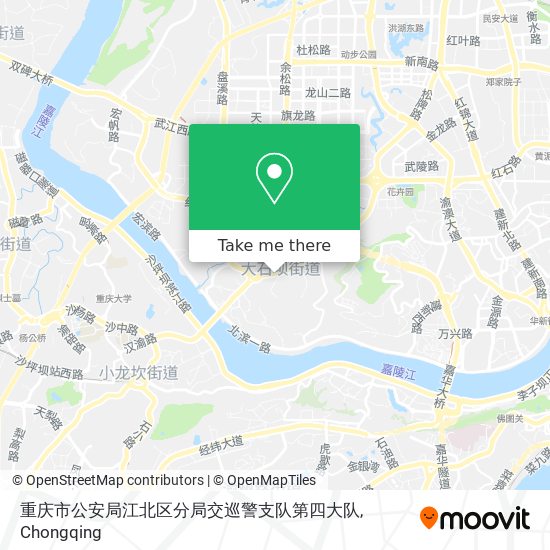 重庆市公安局江北区分局交巡警支队第四大队 map