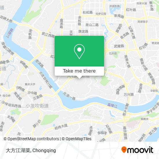 大方江湖菜 map