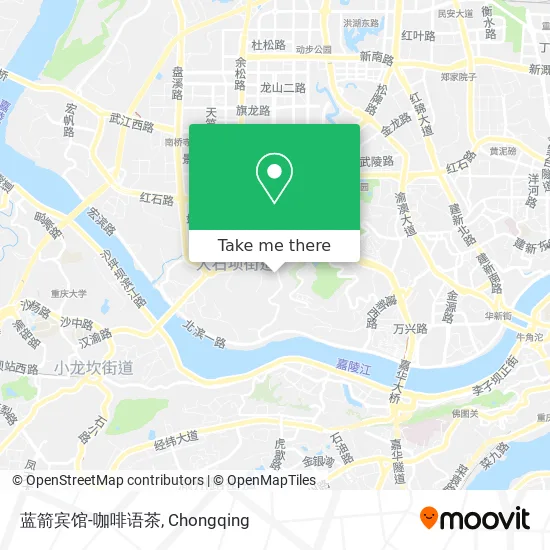 蓝箭宾馆-咖啡语茶 map