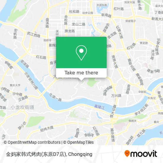 金妈家韩式烤肉(东原D7店) map