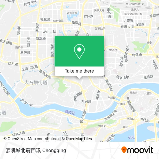 嘉凯城北麓官邸 map