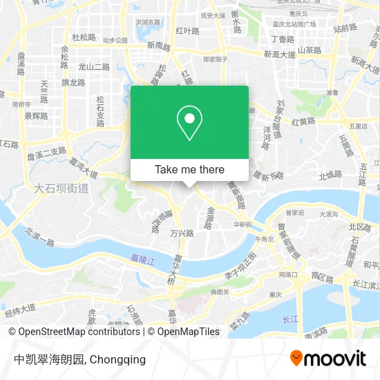 中凯翠海朗园 map