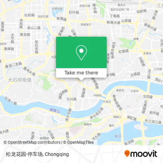 松龙花园-停车场 map