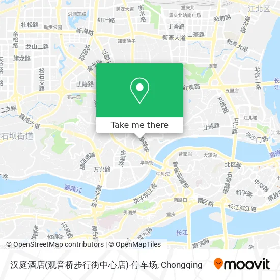 汉庭酒店(观音桥步行街中心店)-停车场 map